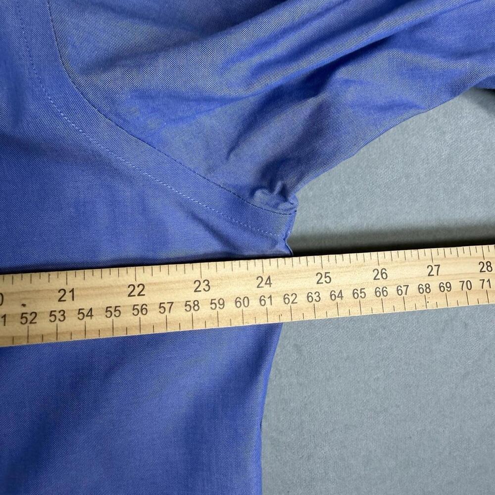 Brooks Brothers Dress Shirt Mens 16.5-4/5 Blue Original Fit Non Iron Button Up - Picture 5 of 7